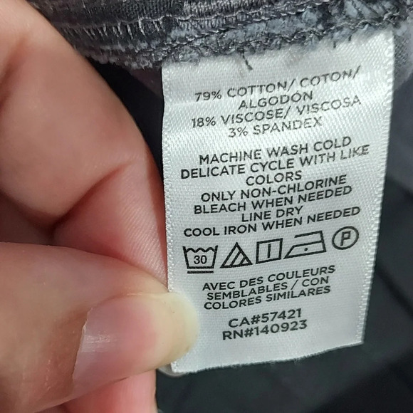 LOFT Oulet Dark Gray Skinny Ankle Pants in Size 12 - Picture 11 of 11